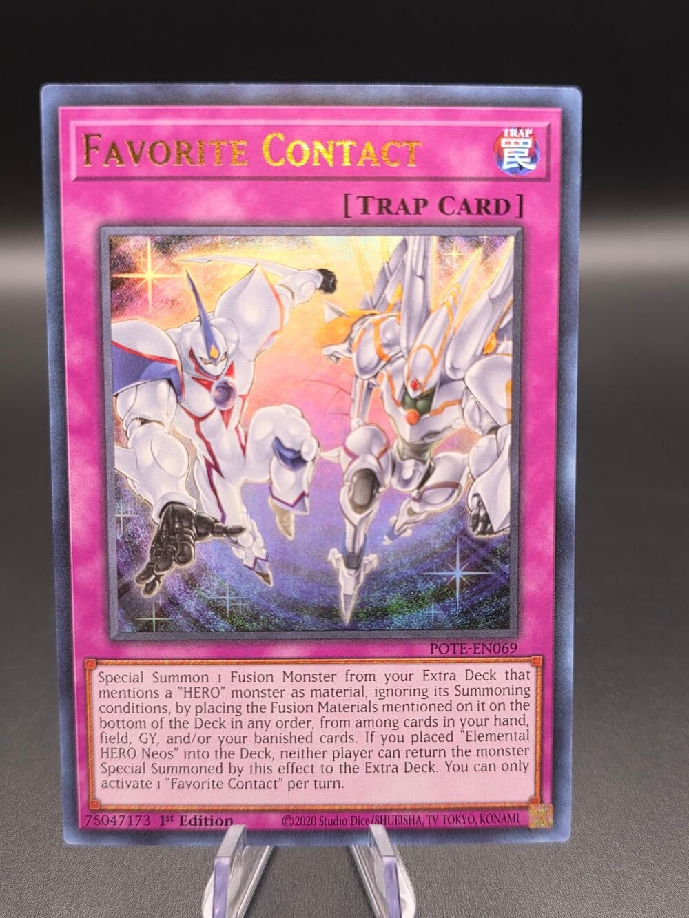 Favorite Contact POTE-EN069 Power of the Elements Yu-Gi-Oh Unlimited NM/M